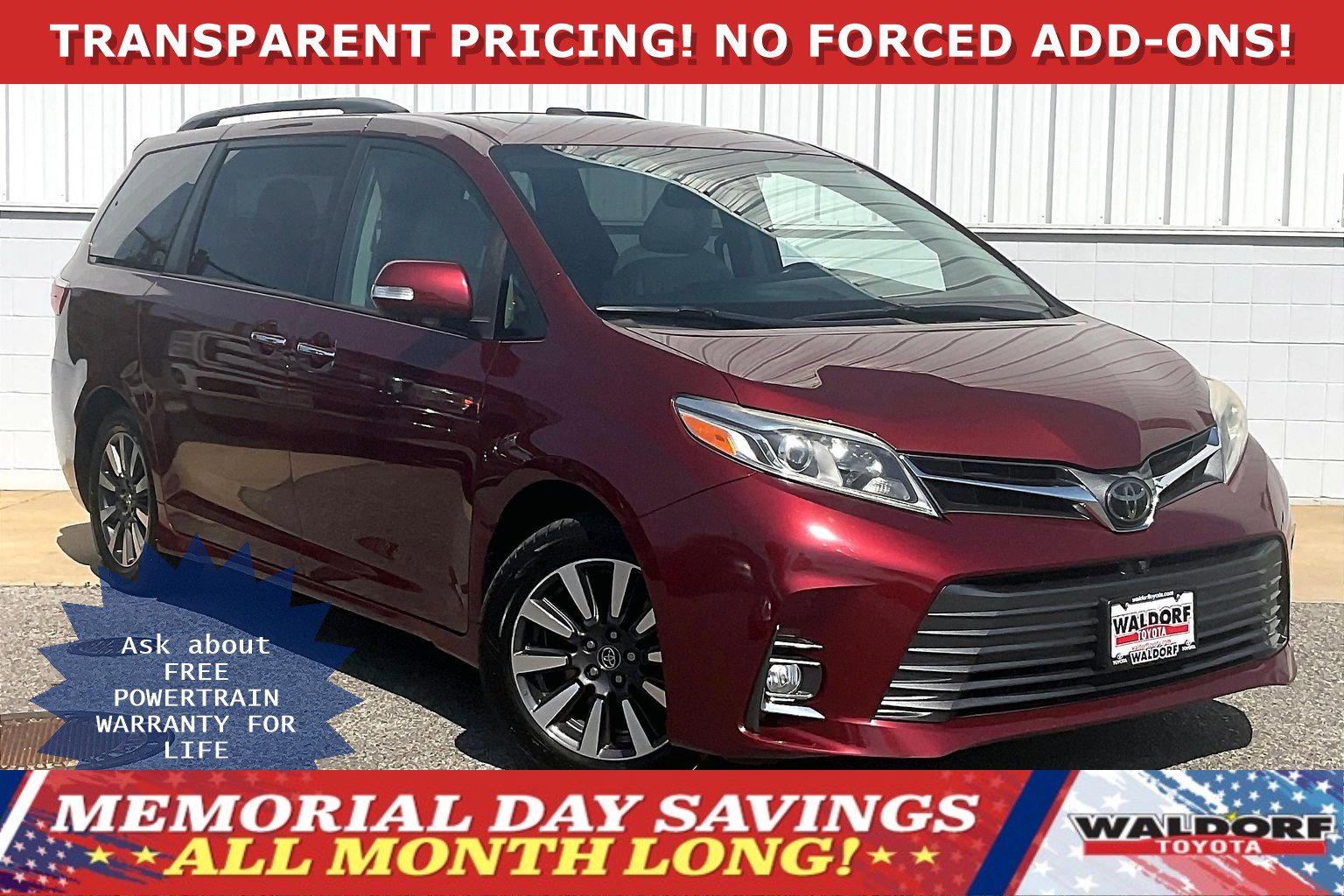 Used 2019 Toyota Sienna Limited Premium