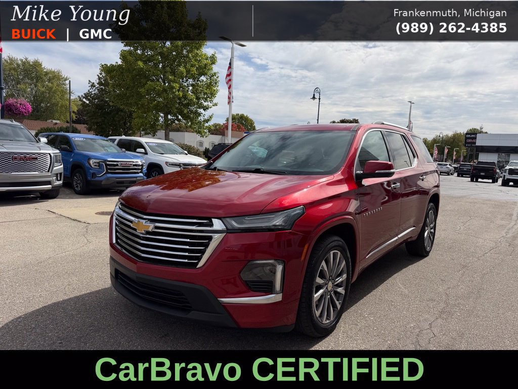 Certified 2023 Chevrolet Traverse Premier w/ LPO, Floor Liner Package