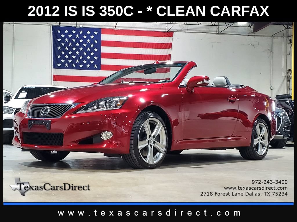 Used 2012 Lexus IS 350C w/ Luxury Pkg RWD 360° Tour
