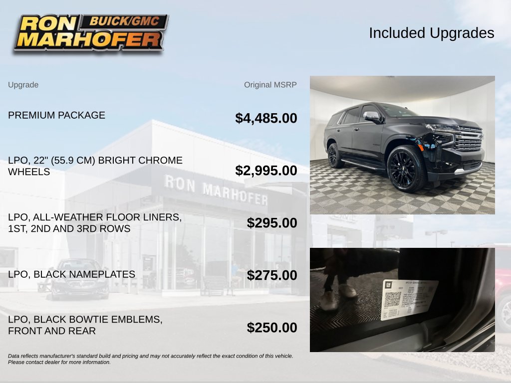 Used 2021 Chevrolet Tahoe Premier w/ Premium Package AWD/4WD image 6
