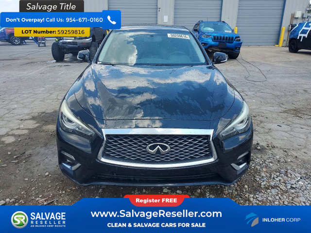 Used 2018 INFINITI Q50 Luxe w/ Essential Package (3.0T Luxe) RWD image 7