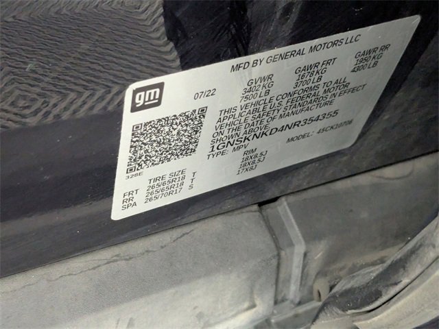 Used 2022 Chevrolet Tahoe LT w/ Luxury Package image 37