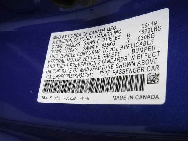 Used 2019 Honda Civic EX image 39