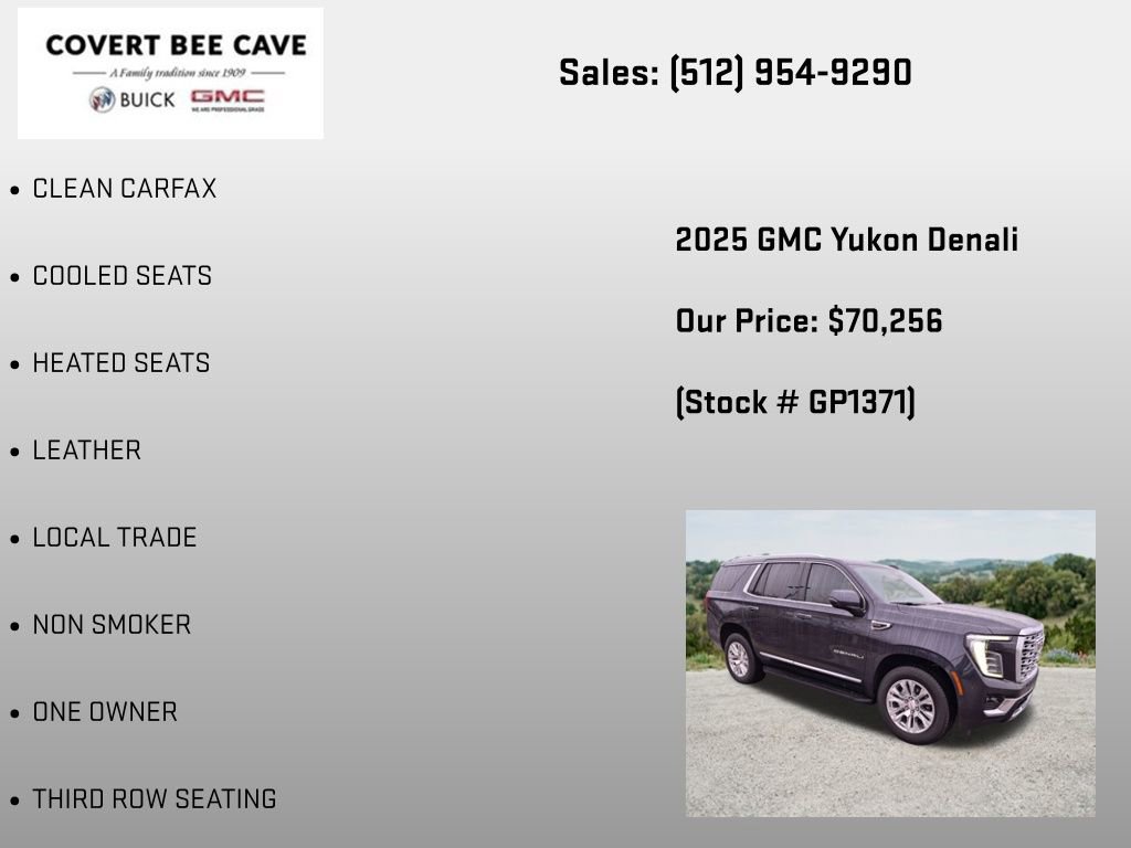Certified 2025 GMC Yukon Denali RWD image 6