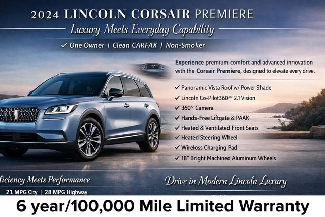 Certified 2024 Lincoln Corsair AWD w/ Equipment Group 101A image 5