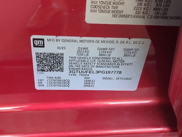 Certified 2023 GMC Sierra 1500 AT4X image 36