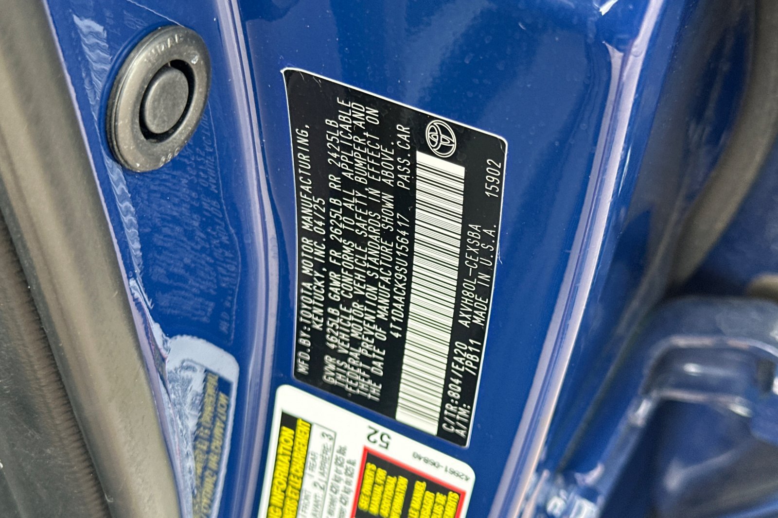 Certified 2025 Toyota Camry SE FWD image 36