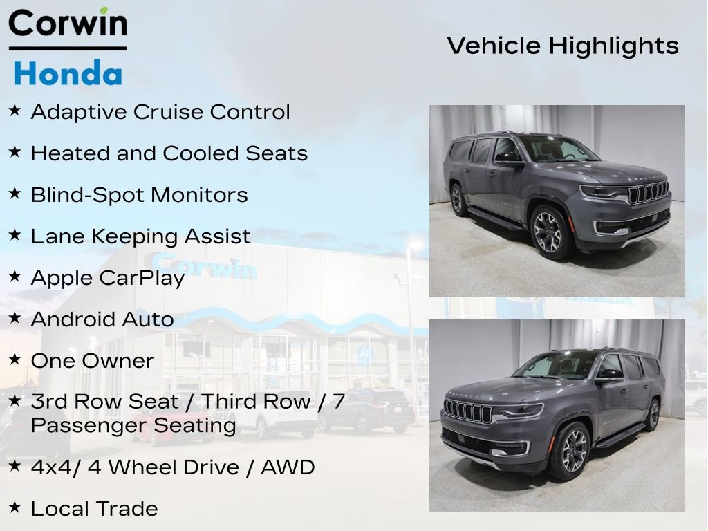 Used 2024 Jeep Wagoneer L Series III w/ Flexible Seating Group image 11