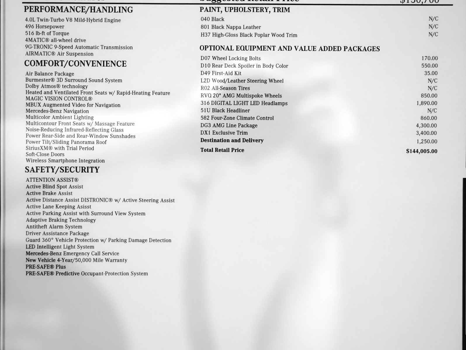 New 2026 Mercedes-Benz S 580 4MATIC Sedan image 26