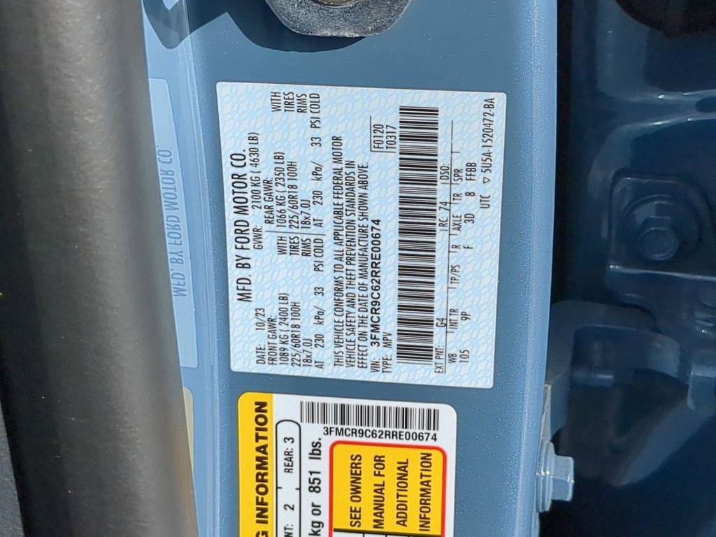 Used 2024 Ford Bronco Sport Outer Banks w/ Tech Package image 34