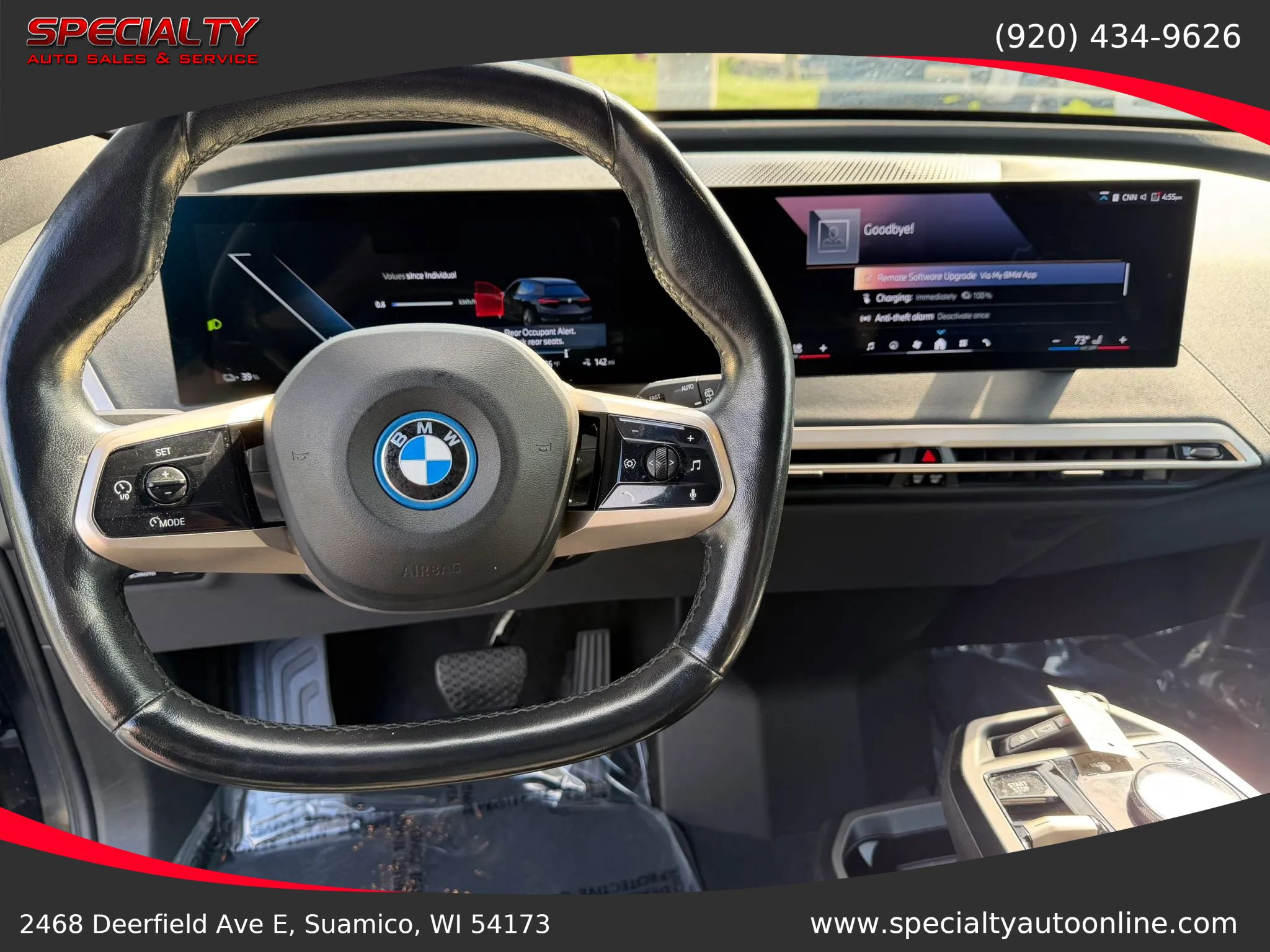 Used 2024 BMW iX xDrive50 w/ Sport Package AWD/4WD image 16