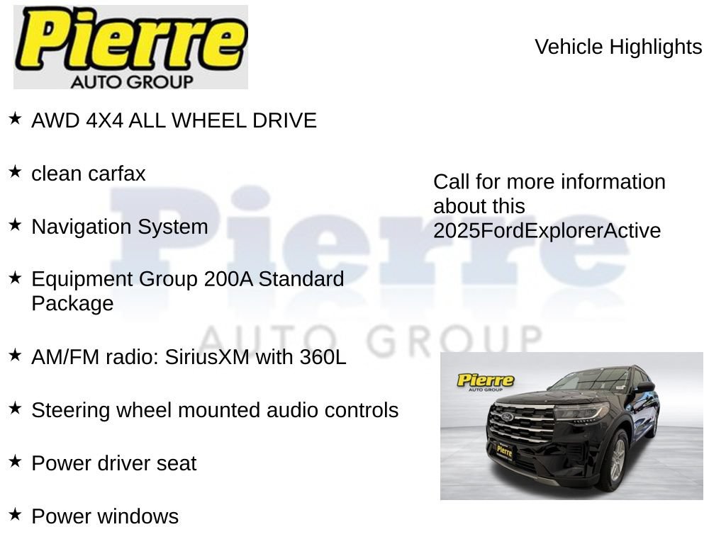 Used 2025 Ford Explorer Active AWD/4WD image 7