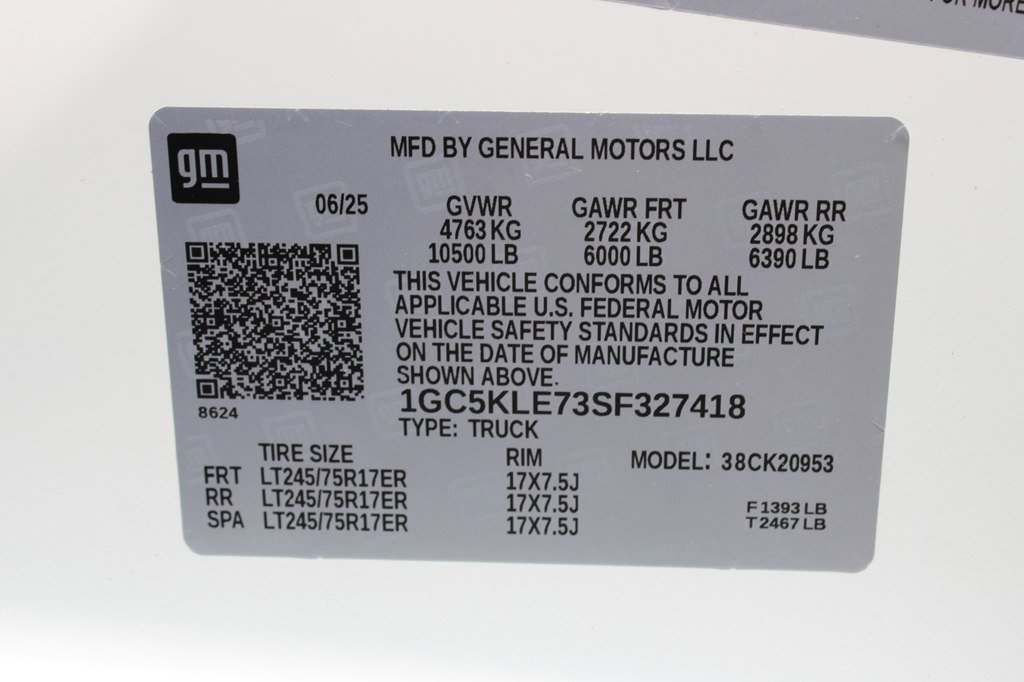 Used 2025 Chevrolet Silverado 2500 W/T w/ WT/CX Safety Package image 36