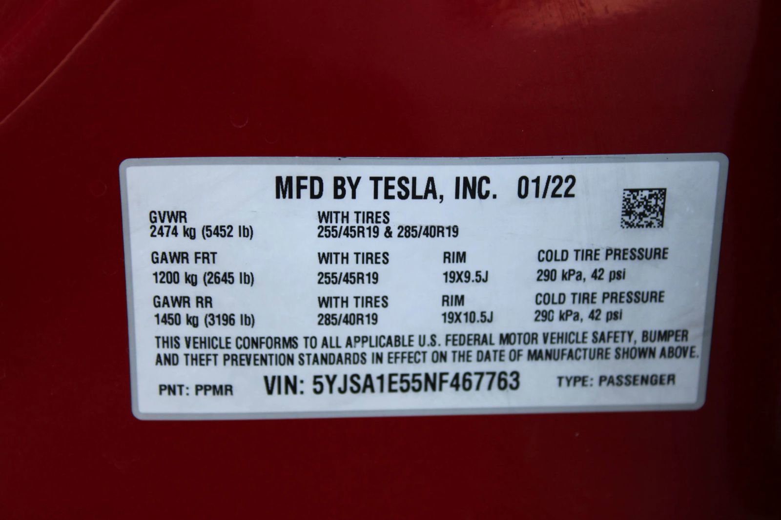 Used 2022 Tesla Model S Standard Range image 10