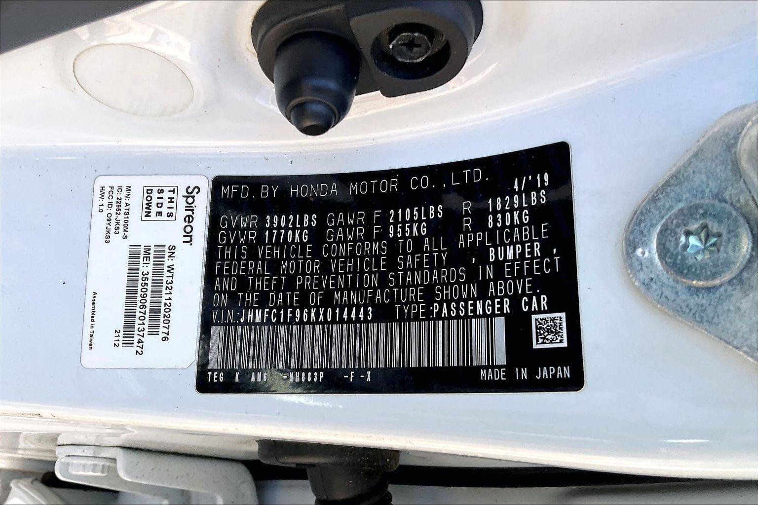 Used 2019 Honda Civic Touring image 35