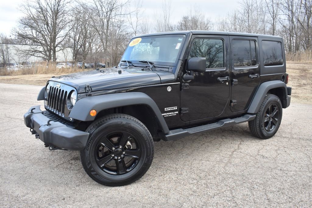 Used 2016 Jeep Wrangler Unlimited Sport w/ Quick Order Package 24S AWD/4WD image 13