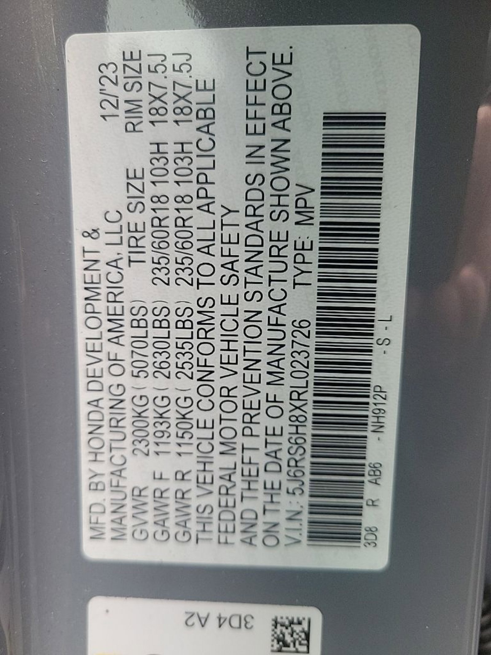 Certified 2024 Honda CR-V Sport-L image 22