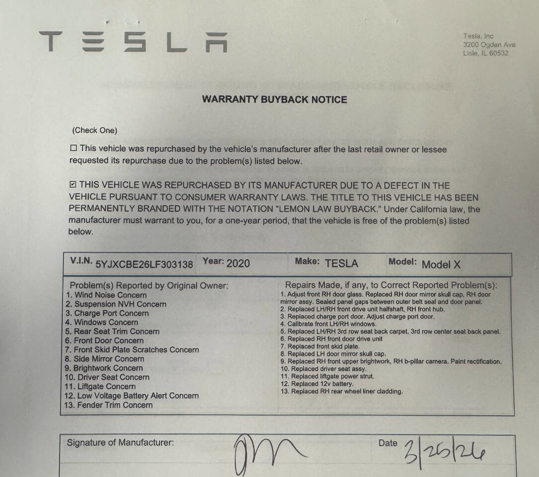 Used 2020 Tesla Model X Long Range image 2