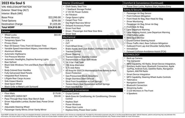 Used 2023 Kia Soul S FWD image 15