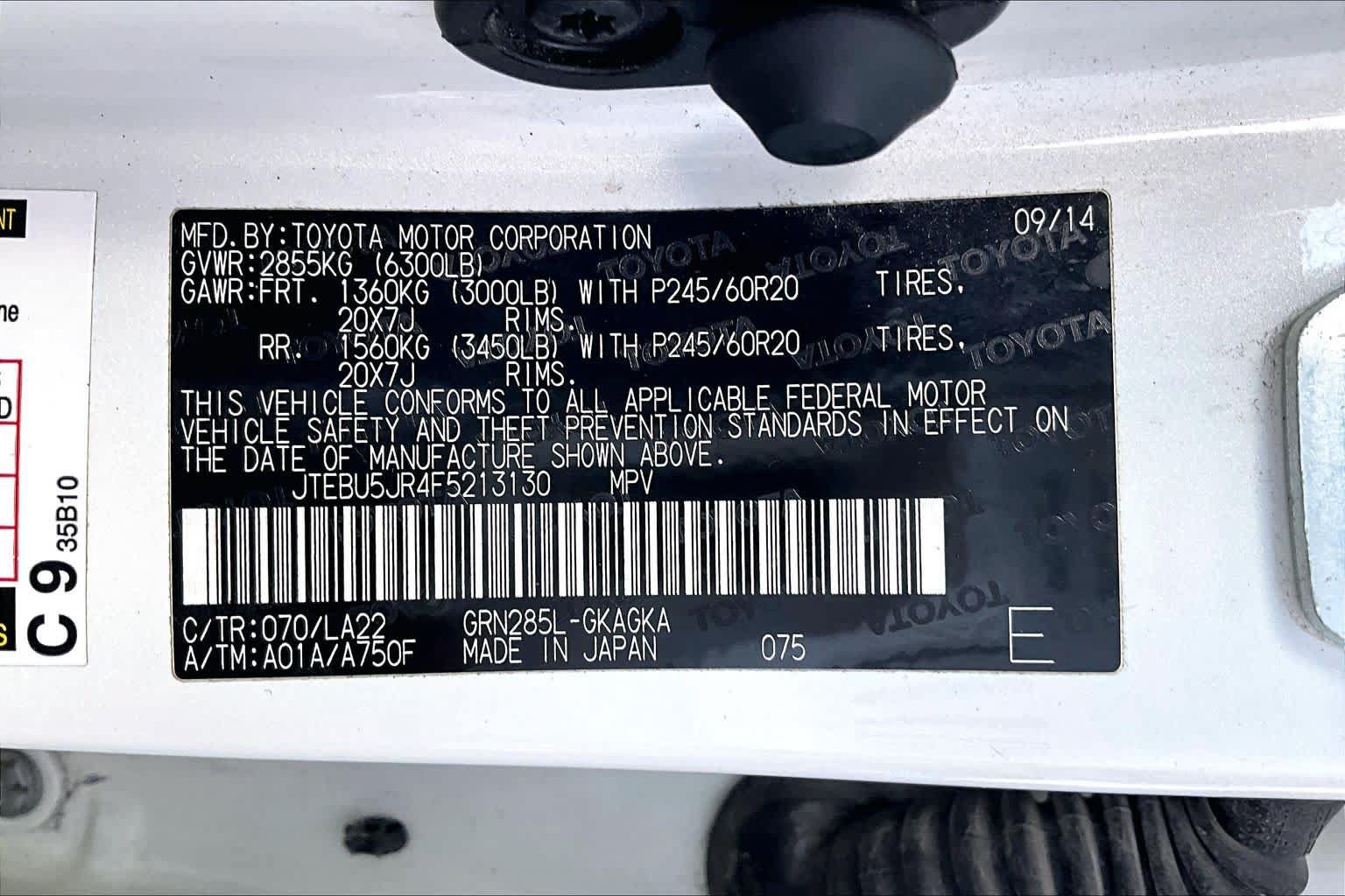 Used 2015 Toyota 4Runner Limited AWD/4WD image 36