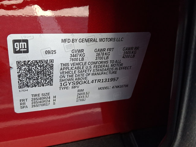 Certified 2026 Cadillac Escalade Platinum Sport AWD/4WD image 39