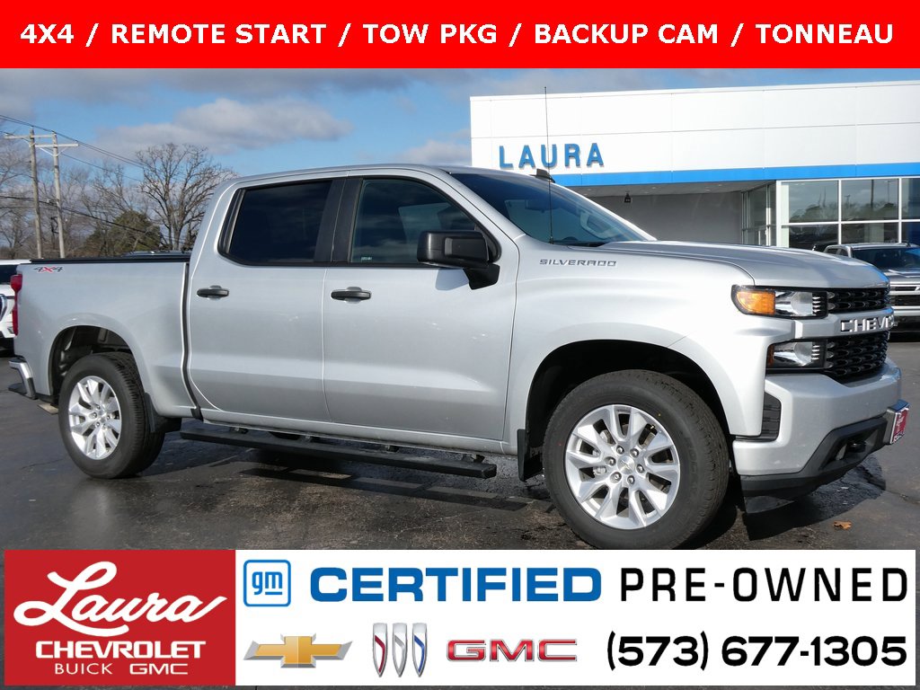 Certified 2021 Chevrolet Silverado 1500 Custom w/ Safety Confidence Package