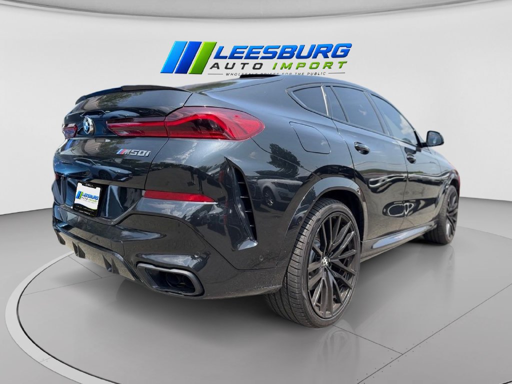 Used 2021 BMW X6 M50i w/ Executive Package AWD/4WD image 3