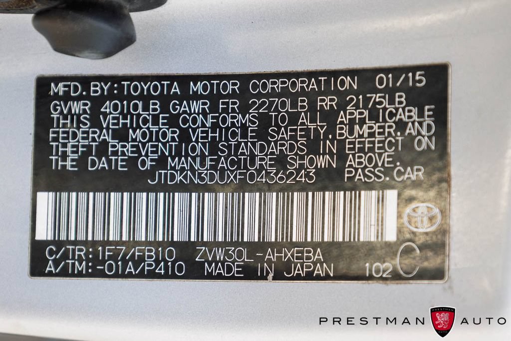 Used 2015 Toyota Prius Two FWD image 34
