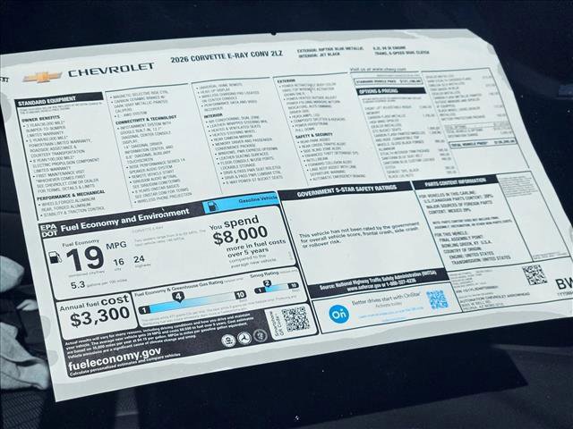 New 2026 Chevrolet Corvette E-Ray image 20