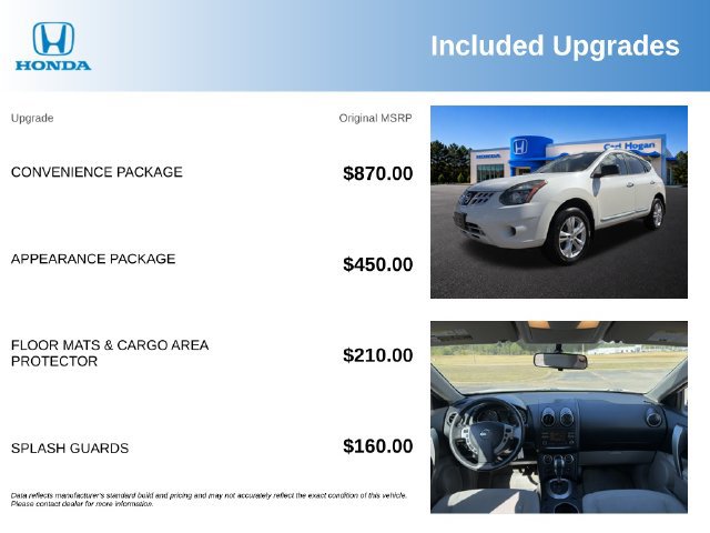 Used 2015 Nissan Rogue S w/ Convenience Package FWD image 3