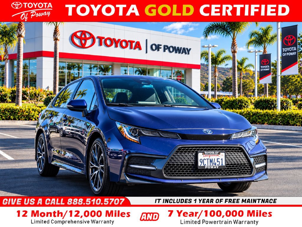 Used 2022 Toyota Corolla SE w/ Carpet Mat Package (TMS) FWD image 1