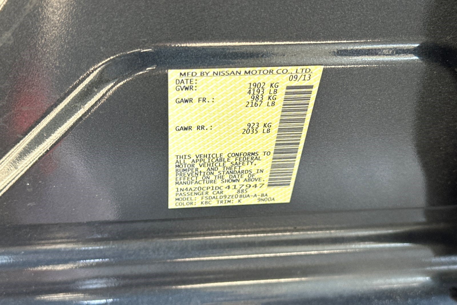 Used 2013 Nissan Leaf SV w/ LED & Quick Charge Pkg FWD image 38