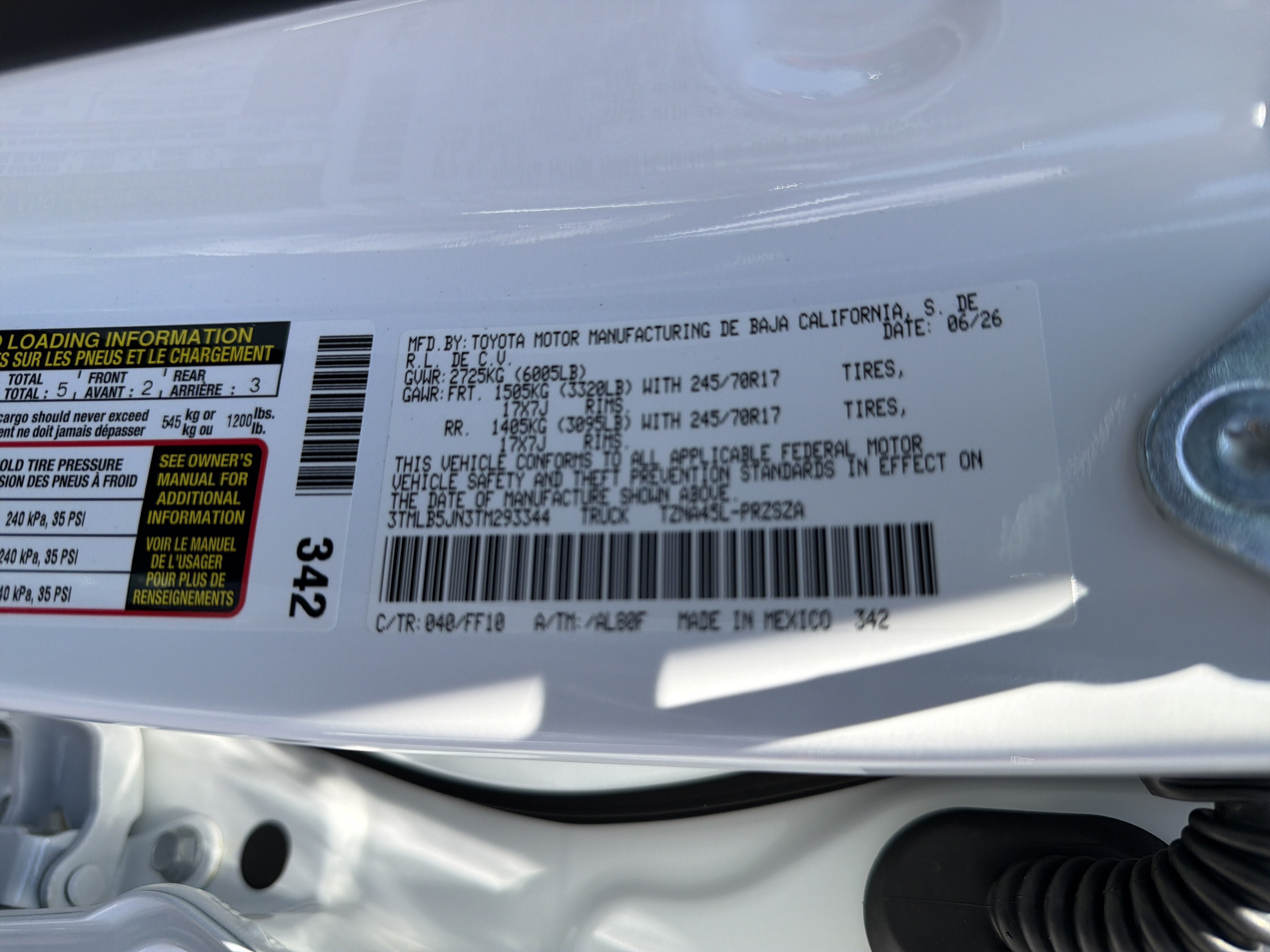 New 2026 Toyota Tacoma SR5 AWD/4WD image 13