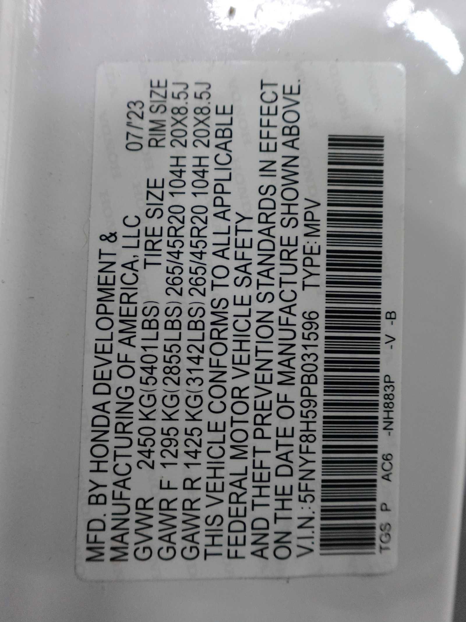 Certified 2023 Honda Passport EX-L image 30