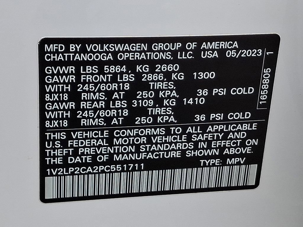 Certified 2023 Volkswagen Atlas SE AWD/4WD image 29