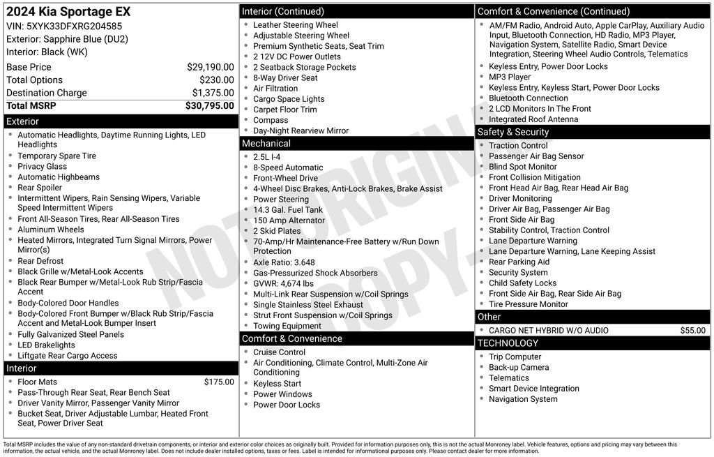 Used 2024 Kia Sportage EX FWD image 4