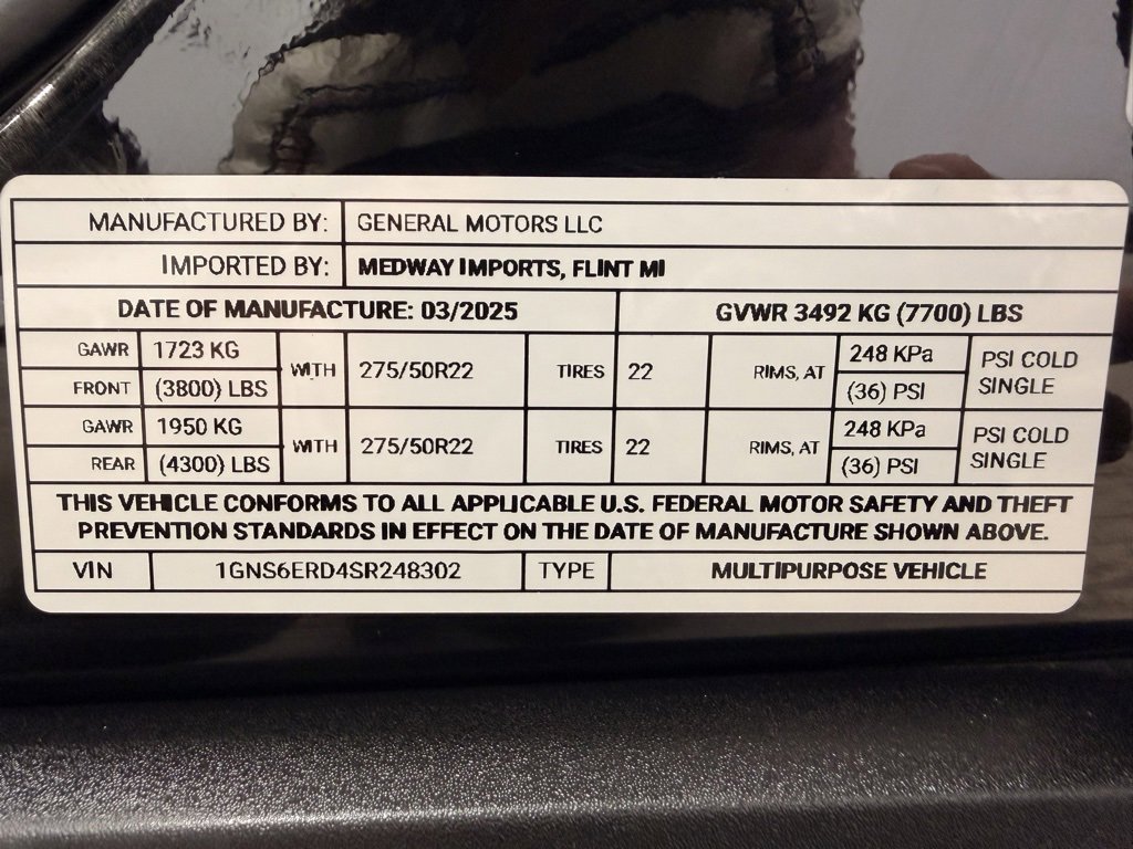 Used 2025 Chevrolet Suburban RST w/ Sun And Tow Package image 50