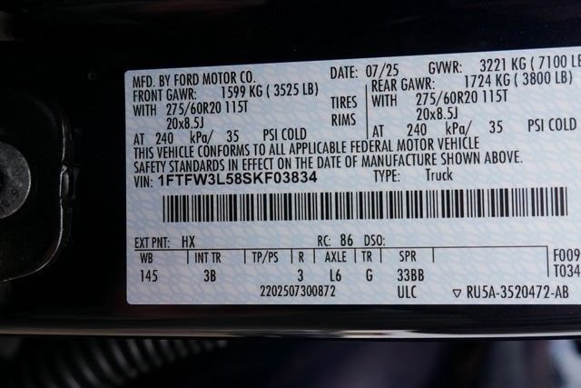 New 2025 Ford F150 XLT w/ Equipment Group 303A High AWD/4WD image 29