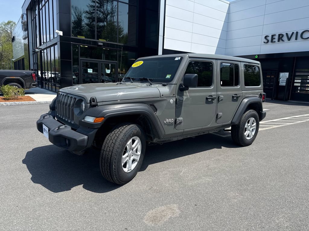 Used 2021 Jeep Wrangler Unlimited Sport w/ Sun And Sound Package