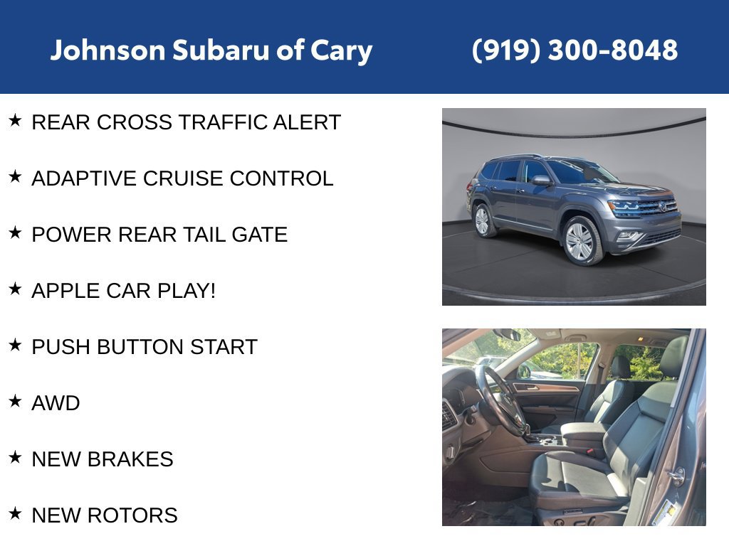 Used 2019 Volkswagen Atlas SEL AWD/4WD image 12