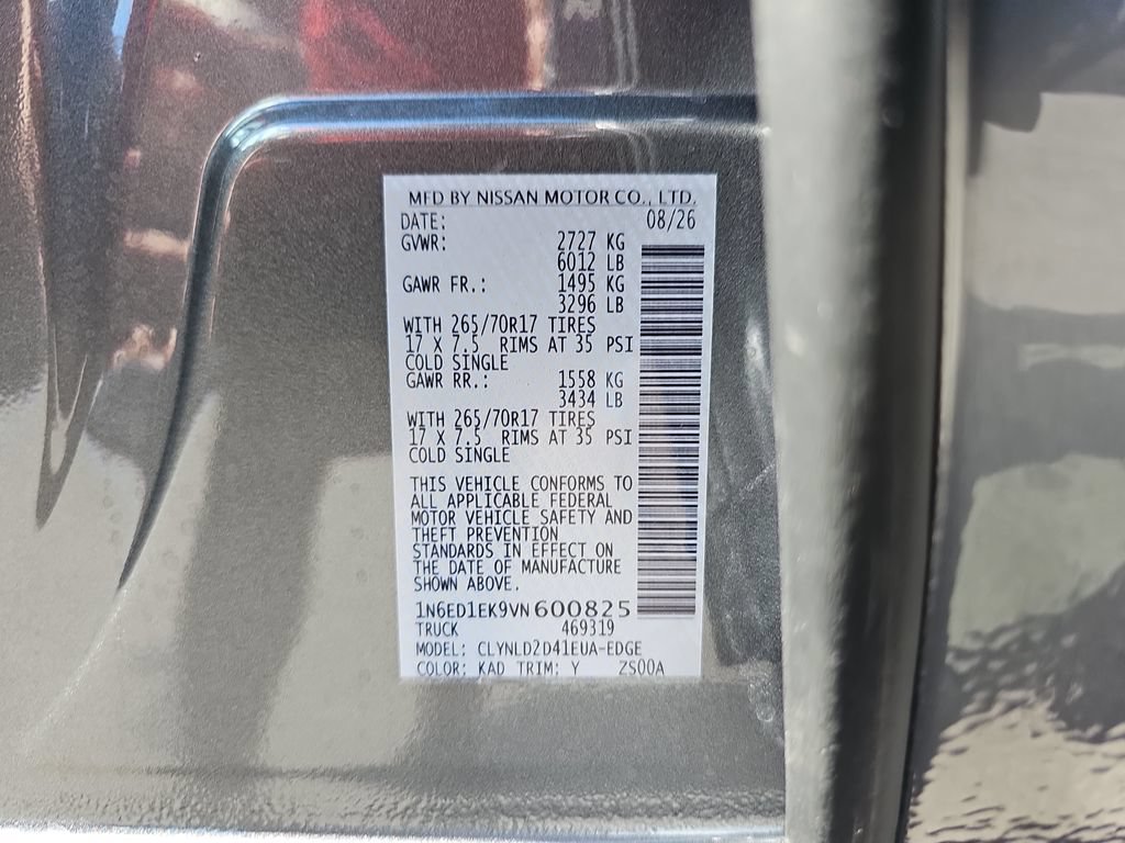 New 2027 Nissan Frontier PRO-4X w/ Pro Premium Package AWD/4WD image 33