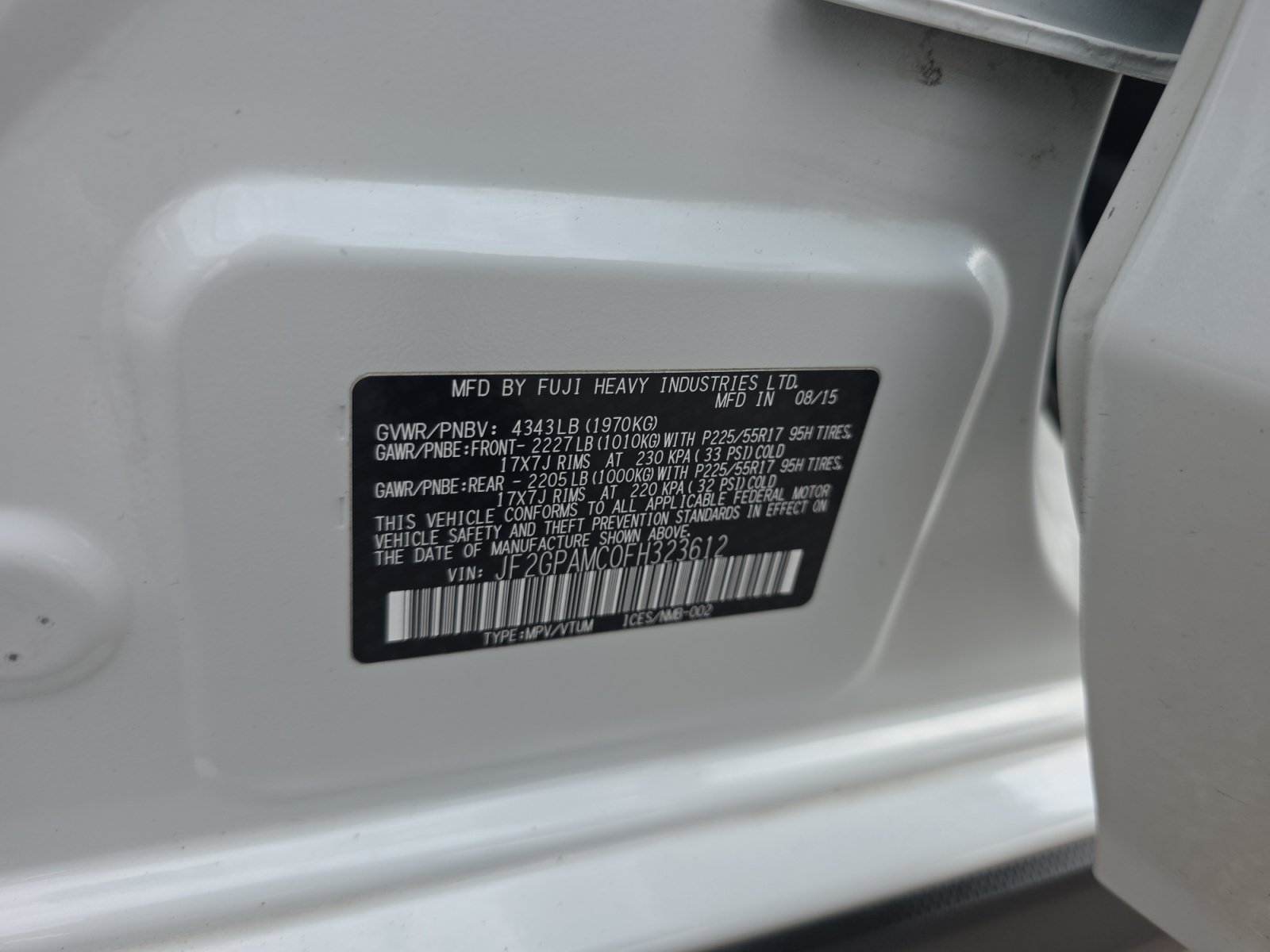 Used 2015 Subaru Crosstrek 2.0i Limited AWD/4WD image 25
