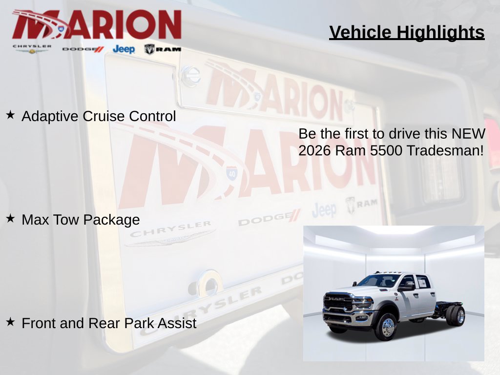 New 2026 RAM 5500 Tradesman w/ Chrome Appearance Group AWD/4WD image 5