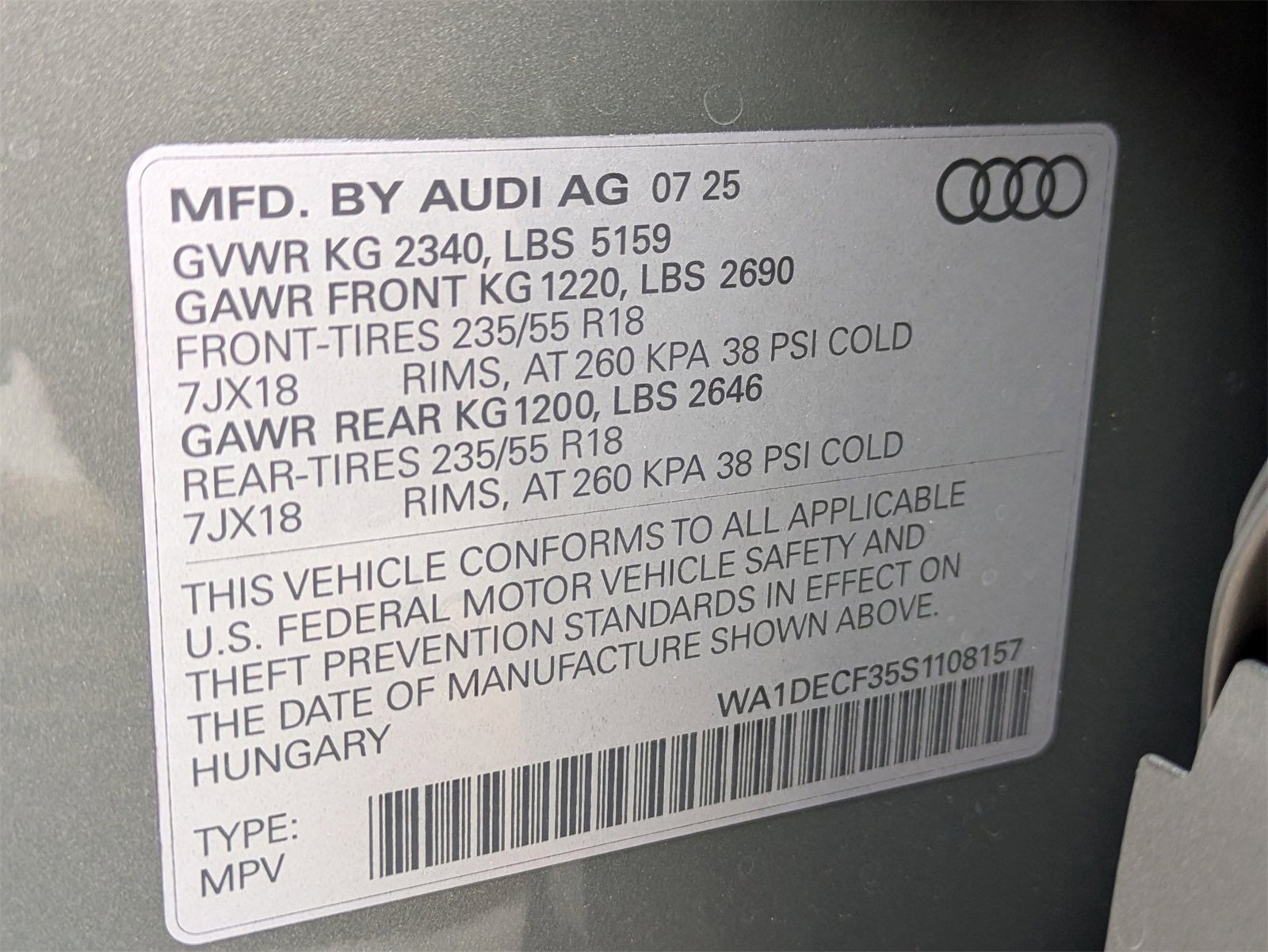 New 2025 Audi Q3 2.0T Premium image 17