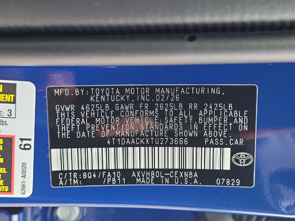 Used 2026 Toyota Camry LE FWD image 37