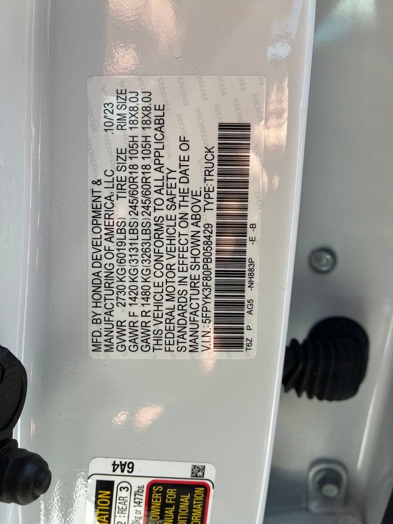 Used 2023 Honda Ridgeline Black Edition image 65