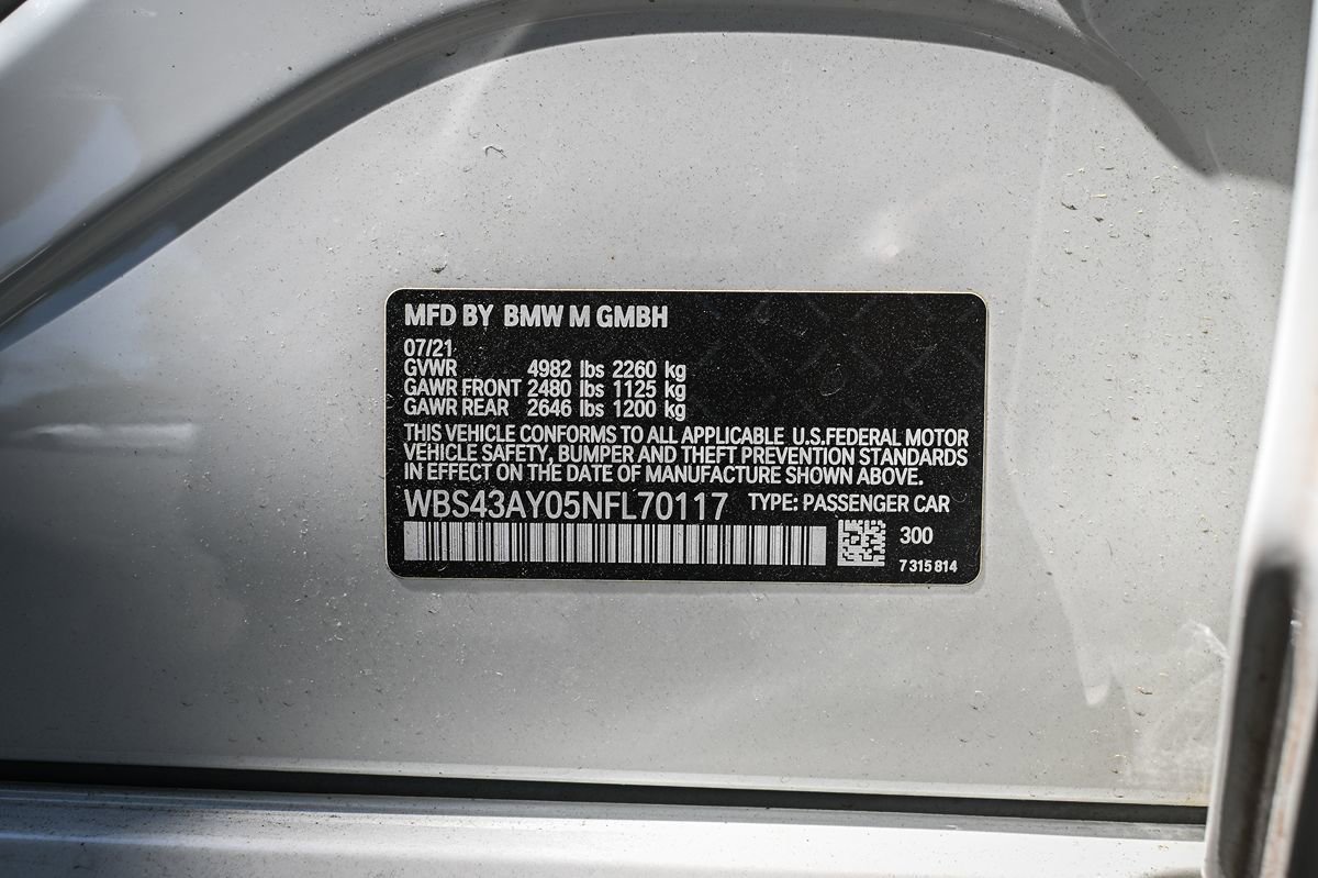 Used 2022 BMW M3 Competition w/ Executive Package AWD/4WD image 21