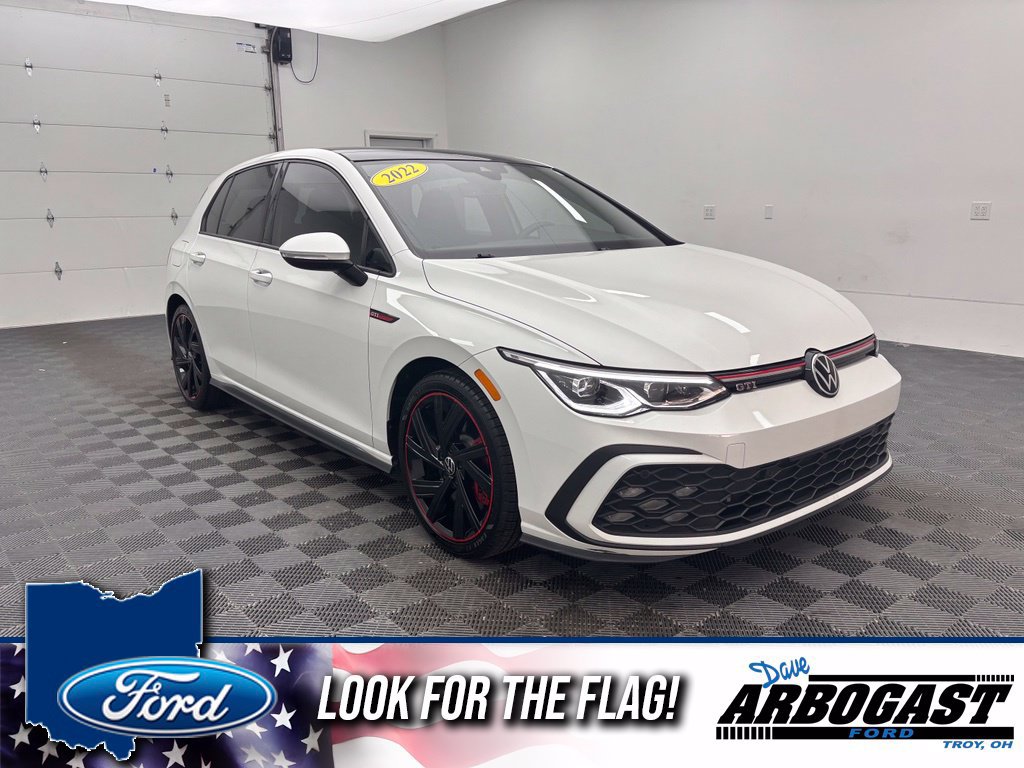 Used 2022 Volkswagen GTI SE w/ Black Wheel Package