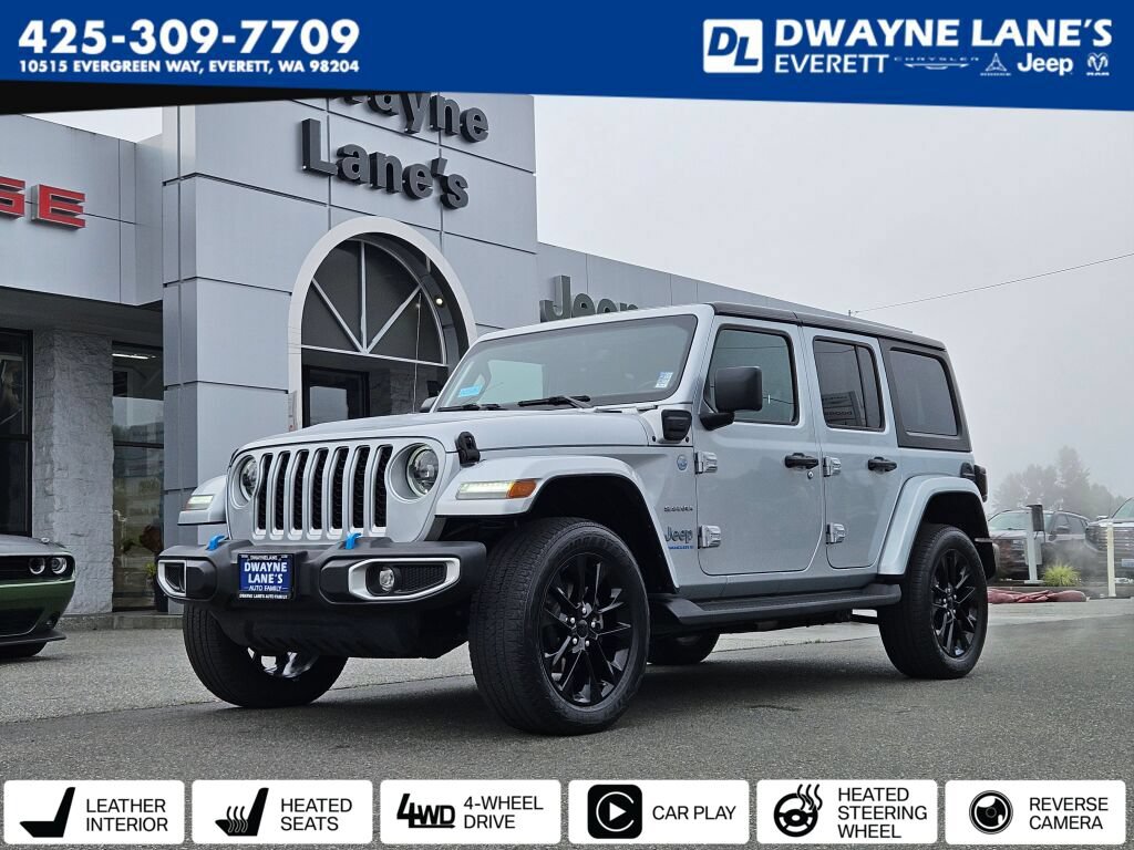 Used 2023 Jeep Wrangler Unlimited Sahara w/ Cold Weather Group AWD/4WD image 1