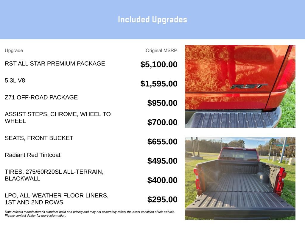 New 2026 Chevrolet Silverado 1500 RST w/ RST All Star Premium Package image 15